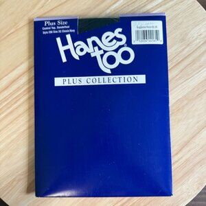 Hanes Too Plus Collection Control Top Sandalfoot Hosiery Style E08 Size 3Q Class